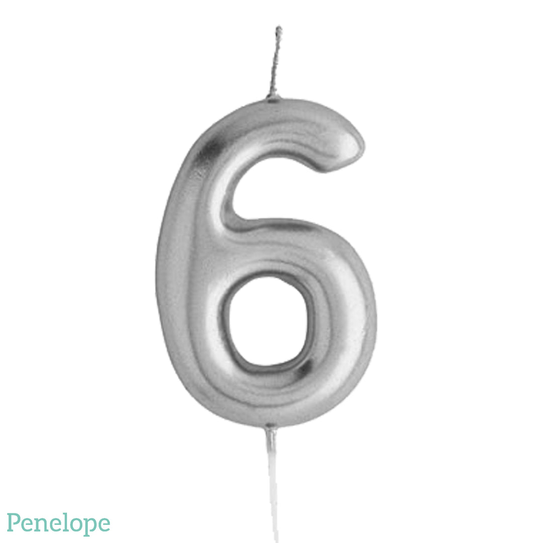 נר מספר 6 כסף