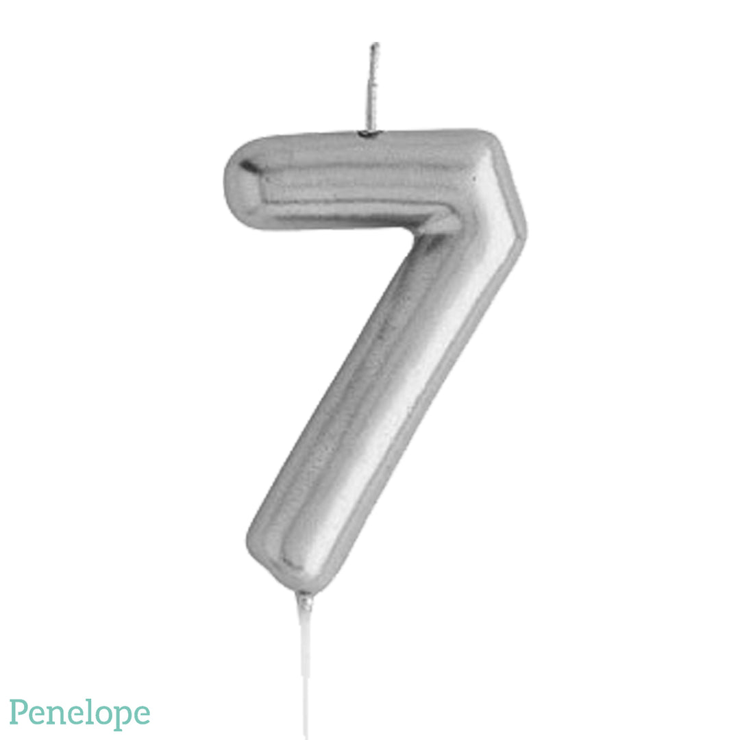 נר מספר 7 כסף