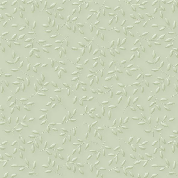 מפיות מוטבעות עלים ירוק מעושן - 16 יחידות