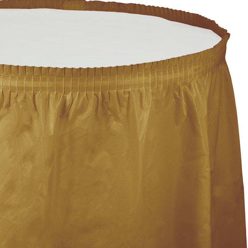 חצאית שולחן זהב - פנלופה