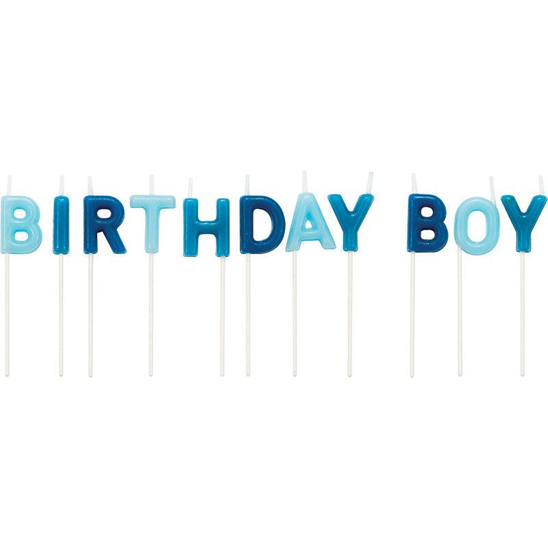 נרות יום הולדת Birthday Boy כחול - penelope