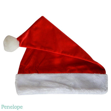 כובע סנטה קלאוס קטיפתי איכותי - פנלופה