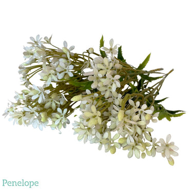בוקה פרחים קטנים לבן - פנלופה
