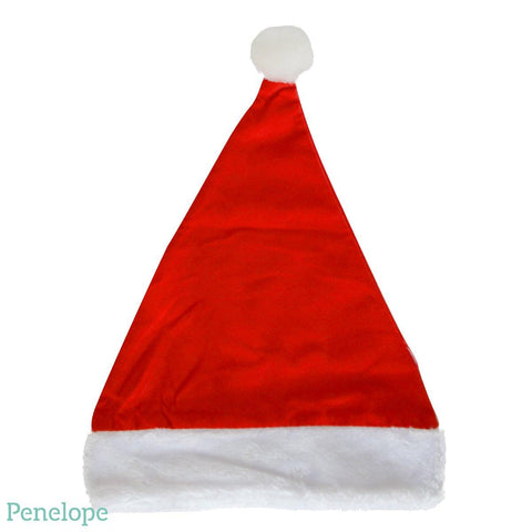כובע סנטה קלאוס קטיפתי איכותי - פנלופה