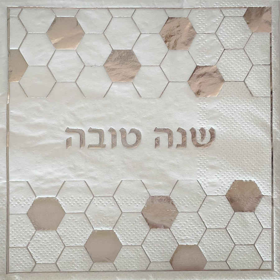 מפיות כוורת שנה טובה כסף - פנלופה