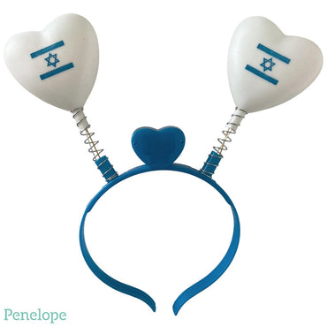 קשת לבבות כחול לבן דגל ישראל - פנלופה