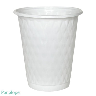 כוסות פלסטיק לבנות יהלום - פנלופה