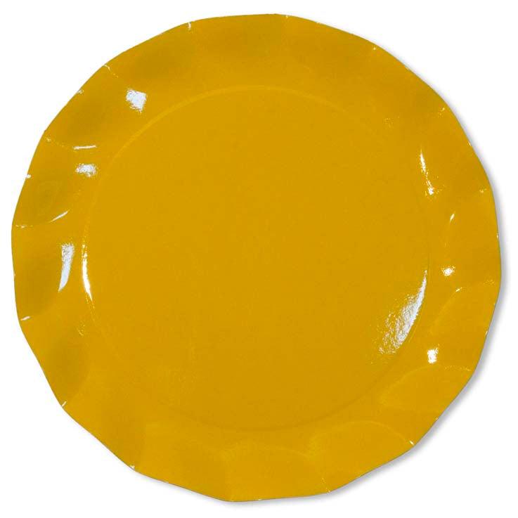 צלחות הגשה צהובות - פנלופה
