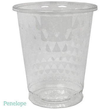 כוס יהלום שקופה - 50 יחידות - penelope