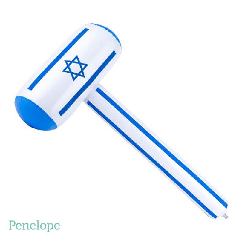 פטיש מתנפח דגל ישראל - 60 ס"מ - penelope