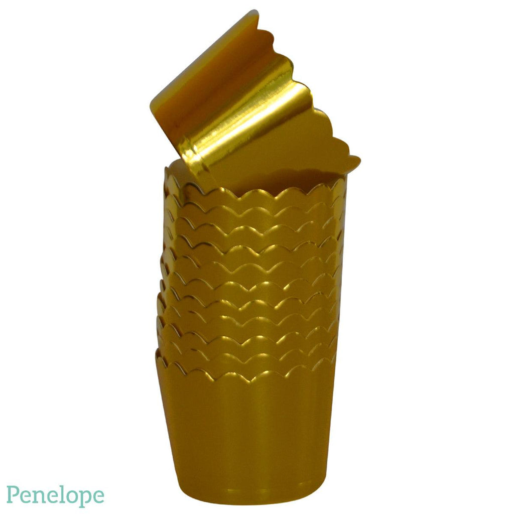גביע קאפקייק זהב - 40 יחידות - penelope