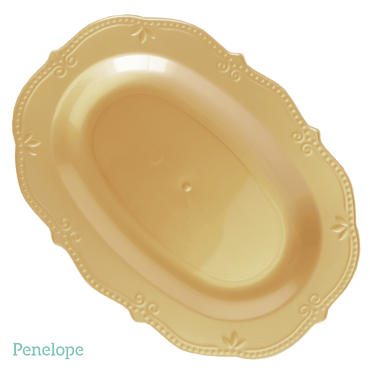 מגשים וינטאג' פרימיום זהב - 3 יחידות - penelope