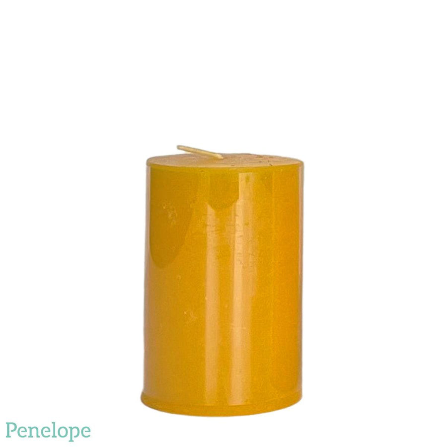 נר שולחן קטן צהוב חלמון - פנלופה
