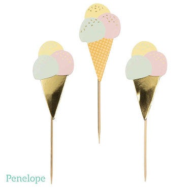 קיסמי גלידה - 12יחידות - penelope