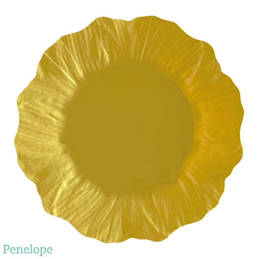 צלחות צהובות חמניה - פנלופה