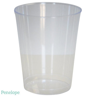 כוסות פלסטיק עגולות שקופות - פנלופה