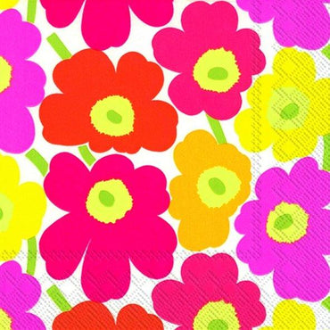 מפיות פרחים צבעוניים - פנלופה